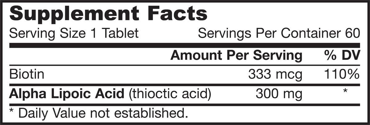 Alpha Lipoic Sustain 300 mg - 60 tabletta