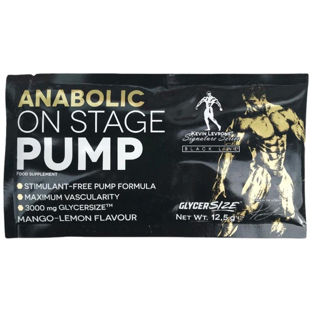 Anabolic On Stage Pump | Stim-mentes edzés előtti formula - 12,5 gramm
