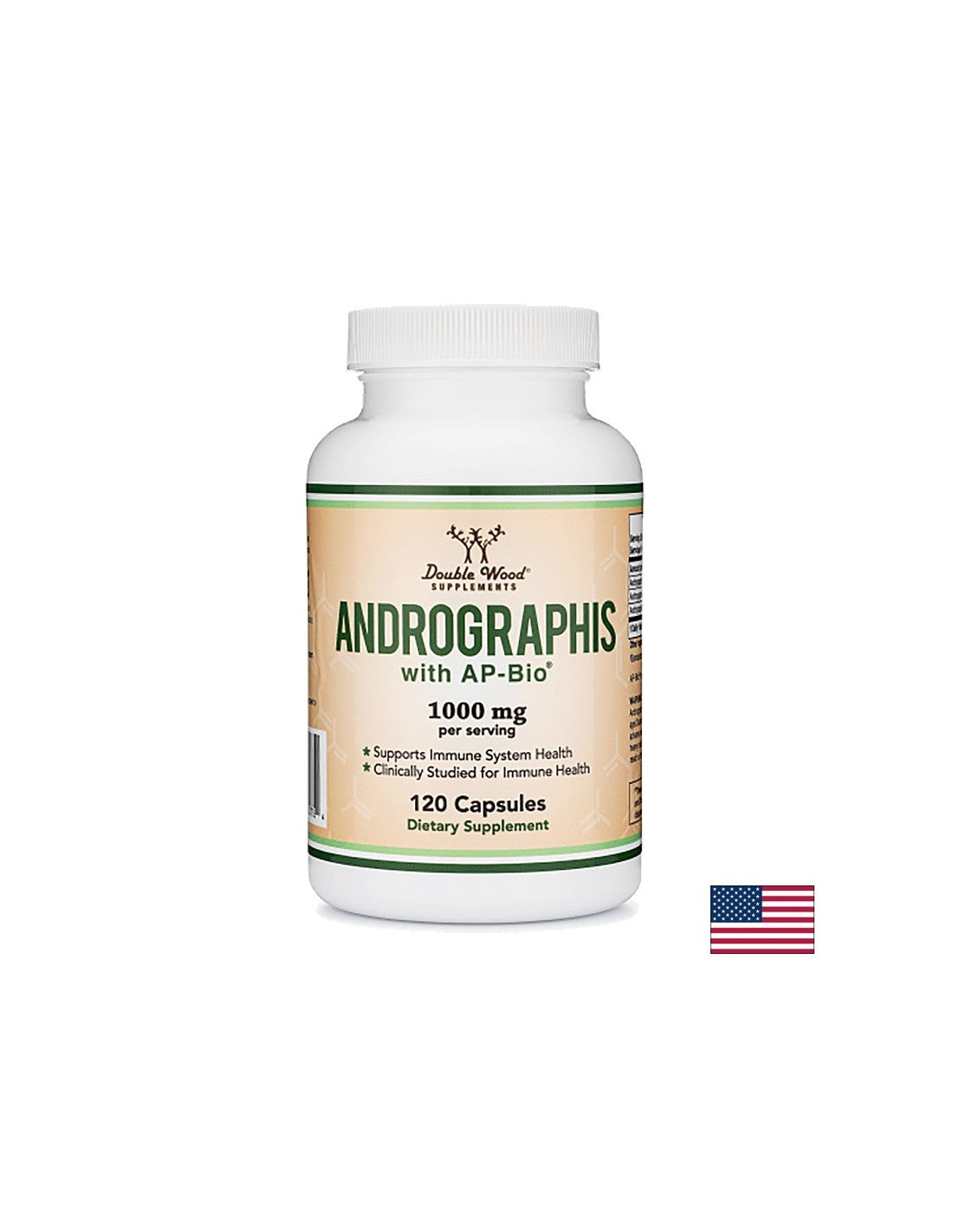 Andrographis AP-Bio®-val/ Andrographis, 120 kapszula <tc>Double Wood</tc>
