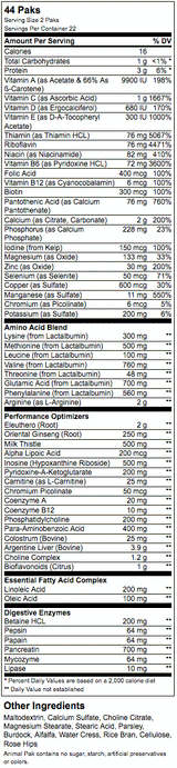 Animal Pak - 15 csomag