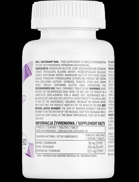 AntiCramp MAX - 30 Tablets - Nutra Best Europe