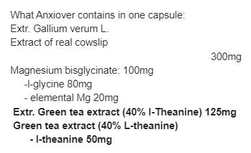 Anxiover 450 mg - 30 kapszula