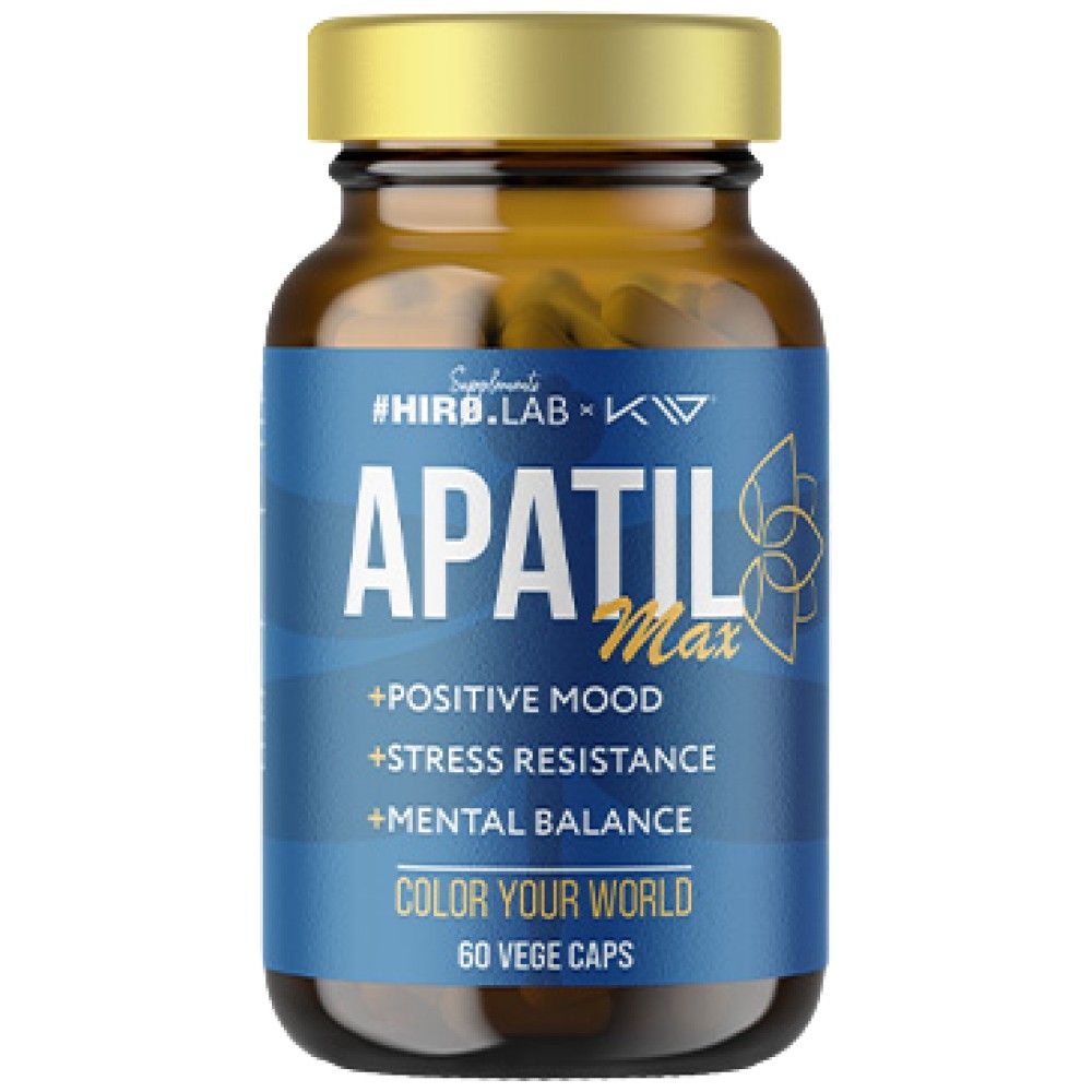 Apatil Max | Ashwagandhával, Sáfránnyal & Ginzeng - 60 kapszula