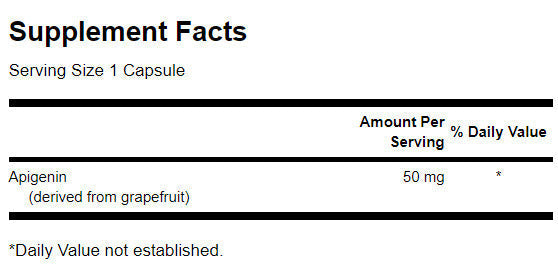 Apigenin 50 mg - 90 kapszula