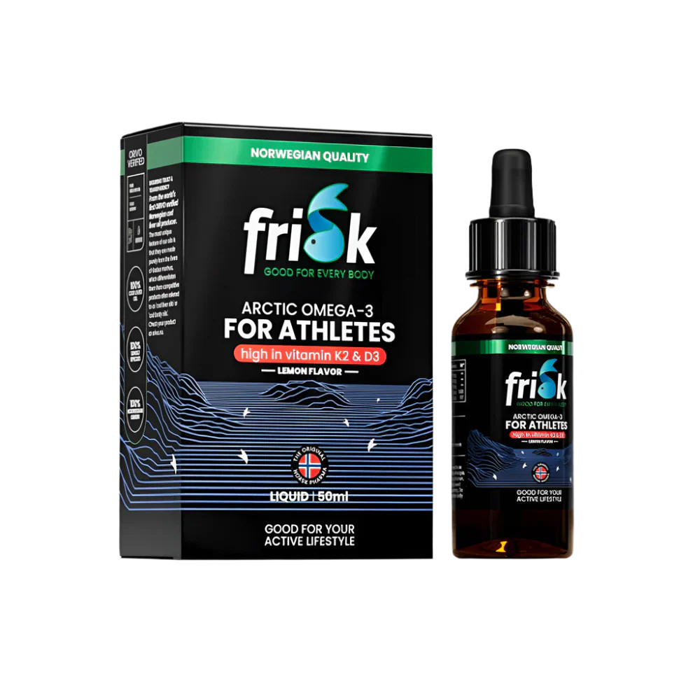 Arctic Sport – Omega-3 sportolóknak – Vadhal Norvégiából/Citrom íz – 50 ml