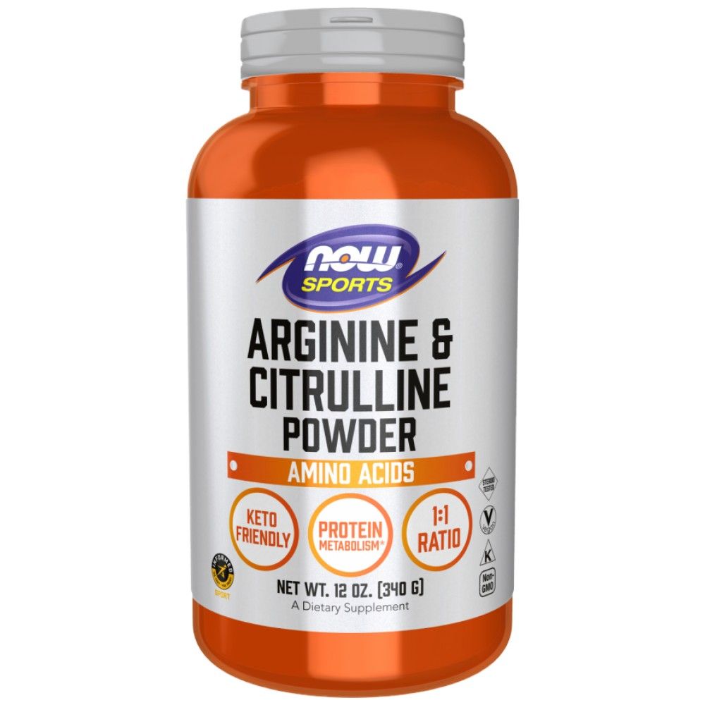 Arginin & Citrullin por | 1:1 arány - 340 gramm