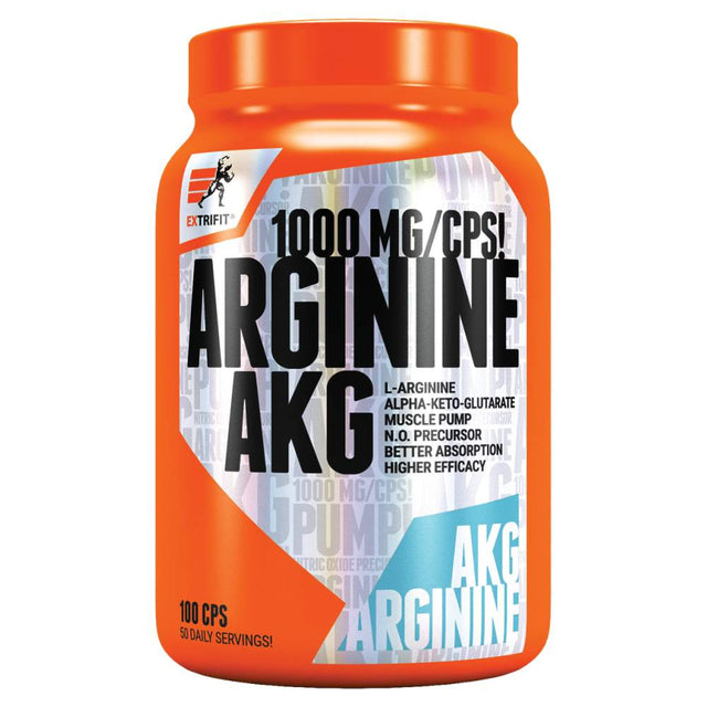 Arginine AKG 1000 mg - 100 capsules - Nutra Best Europe