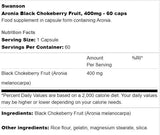 Aronia Fekete Chokeberry Fruit 400 mg 60 kapszula