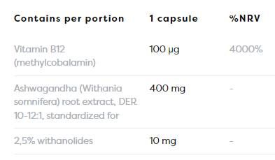 Ashwagandha Extra 400 mg - 60 kapszula