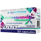 Ashwagandha + Guarana | Anti Stressz, Fókusz és Energia - 30 kapszula