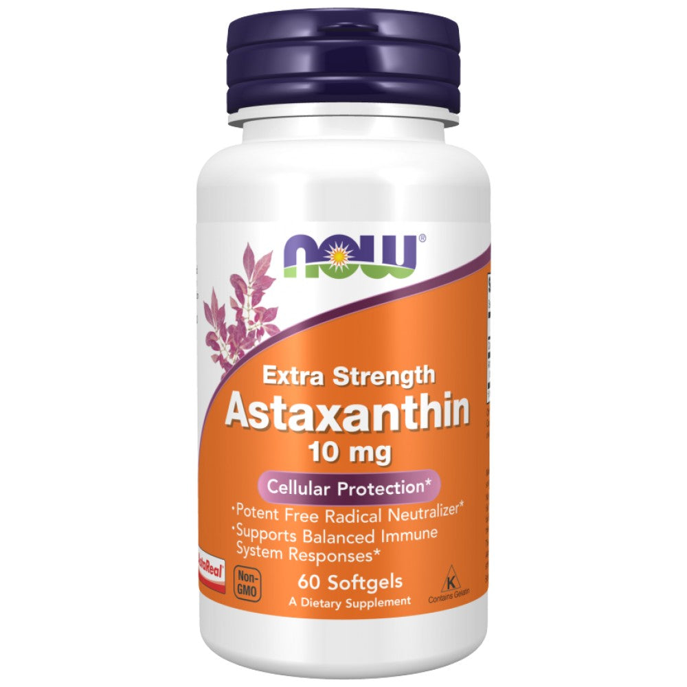 Astaxanthin 10 mg Extra Strength - 60 Softgels