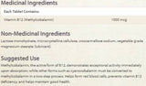 B12 metilkobalamin 1000 mcg - 210 nyelvalatti tabletta