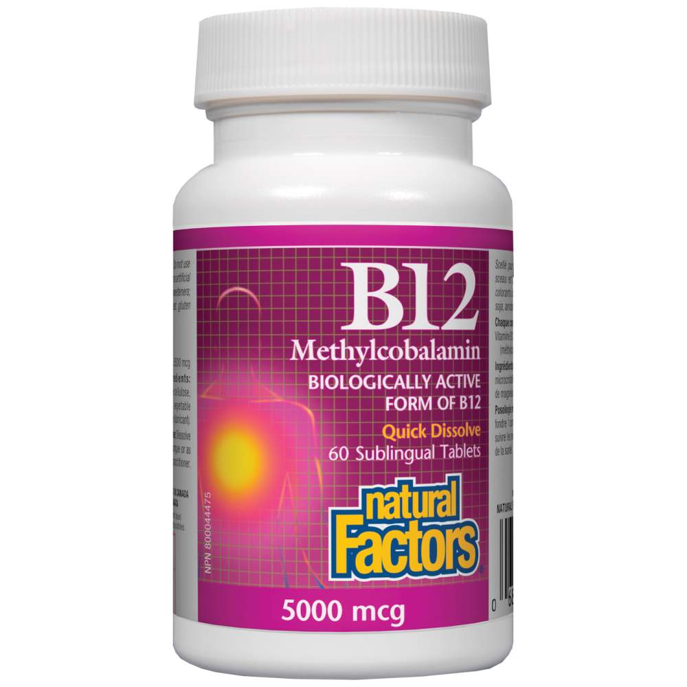 B12 metilkobalamin 5000 mcg - 60 rágótabletta