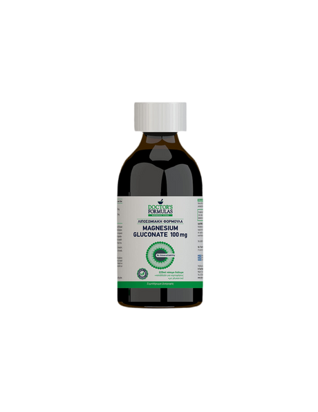 Liposomal Magnesium Gluconate 100 mg, 225 ml, 30 doses Doctor's Formulas - Nutra Best Europe