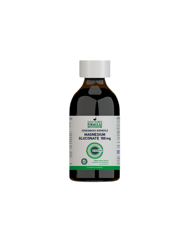 Liposomal Magnesium Gluconate 100 mg, 225 ml, 30 doses Doctor's Formulas - Nutra Best Europe