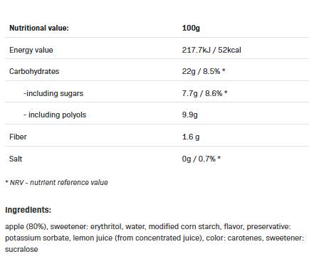 Frulove in Jelly | Apple - 1000 grams - Nutra Best Europe