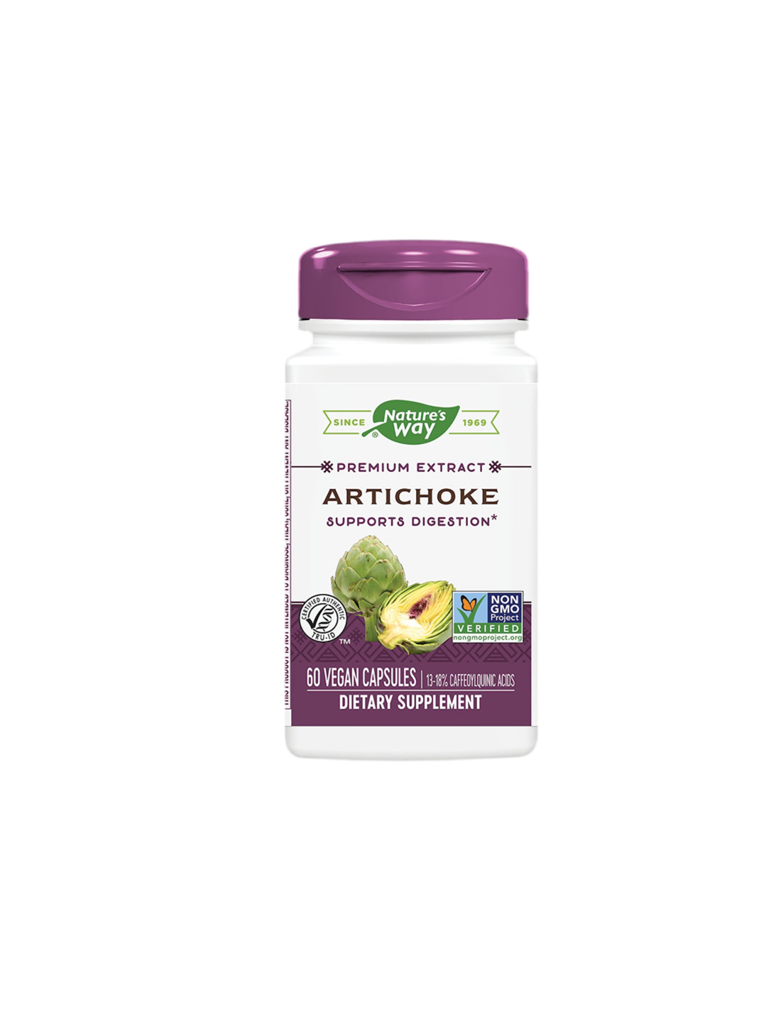 Artichoke 450 mg - 60 capsules - Nutra Best Europe