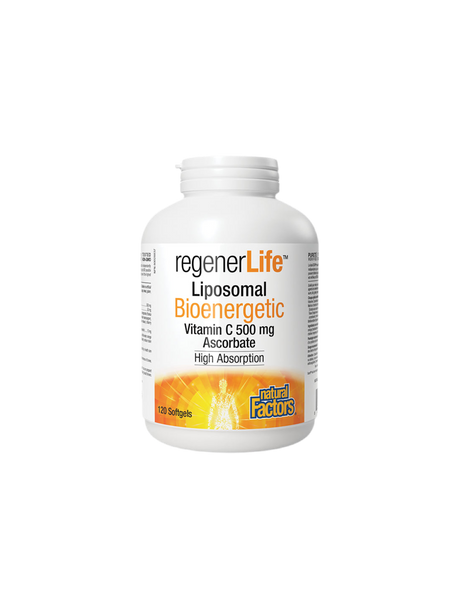 Regener Life™ Liposomal Vitamin C 500 mg - 120 Gel capsules - Nutra Best Europe