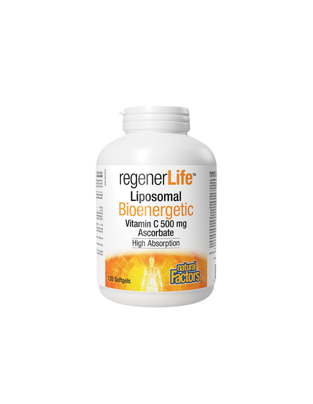 Regener Life™ Liposomal Vitamin C 500 mg - 120 Gel capsules - Nutra Best Europe