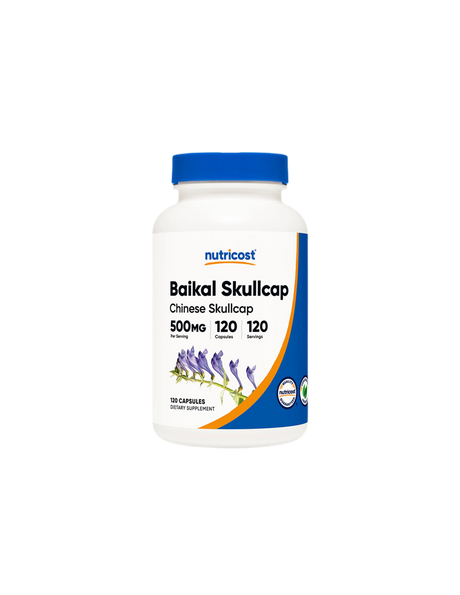 Relaxation and energy - Slemnik Baikal, 500 mg x 120 capsules Nutricost - Nutra Best Europe