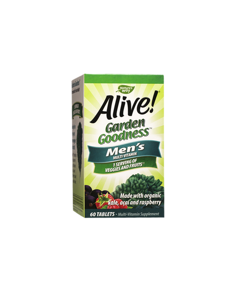 Alive! Garden Goodness Men's Multi - 60 Tablets - Nutra Best Europe