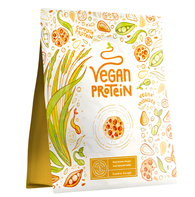 Vegan Protein (Biscuit) + Bromelain - 600 g - Nutra Best Europe