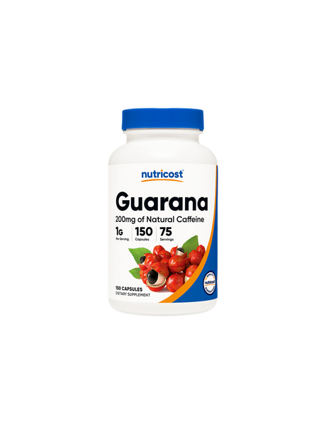 Weight reduction - Guarana, 500 mg/150 capsules Nutricost - Nutra Best Europe