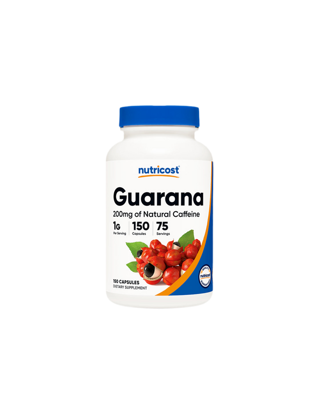 Weight reduction - Guarana, 500 mg/150 capsules Nutricost - Nutra Best Europe