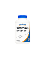 Vision, hair and skin - Vitamin E, 400 IU x 240 softgel capsules Nutricost - Nutra Best Europe