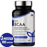 BCAA (2:1:1) B6-vitaminnal & B12 - 180 V-kapszula. <tc>Nutravita</tc>