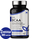 BCAA (2:1:1) B6-vitaminnal & B12 - 180 V-kapszula. <tc>Nutravita</tc>