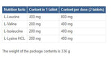 BCAA 4000 erős formula - 240 tabletta