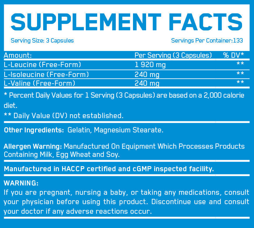 BCAA 8:1:1 800 mg/400 kapsz.
