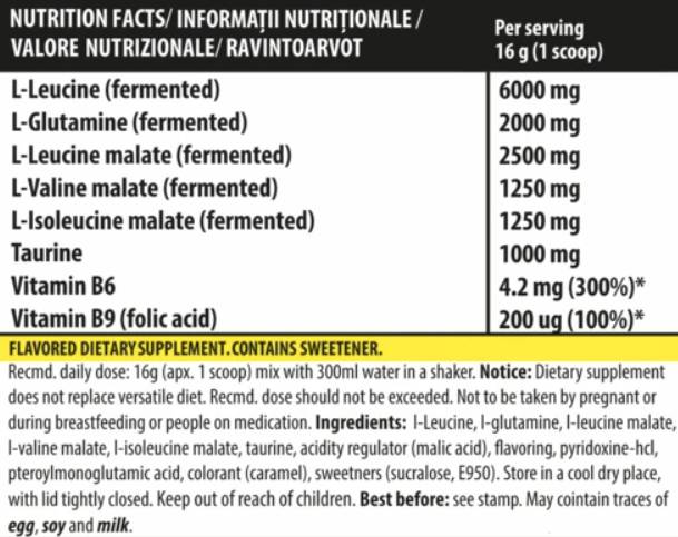BCAA 811/8:1:1 - 400 gramm