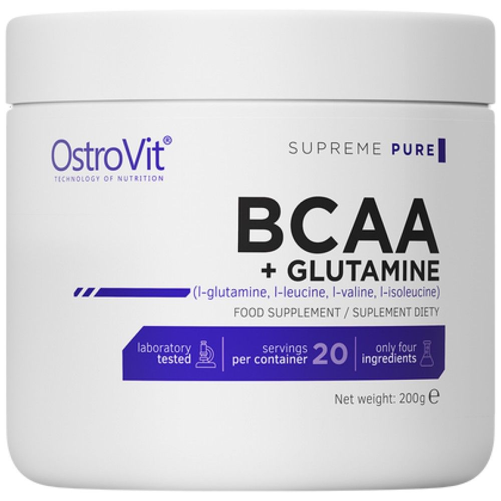 BCAA + GLUTAMINE por - 200 gramm