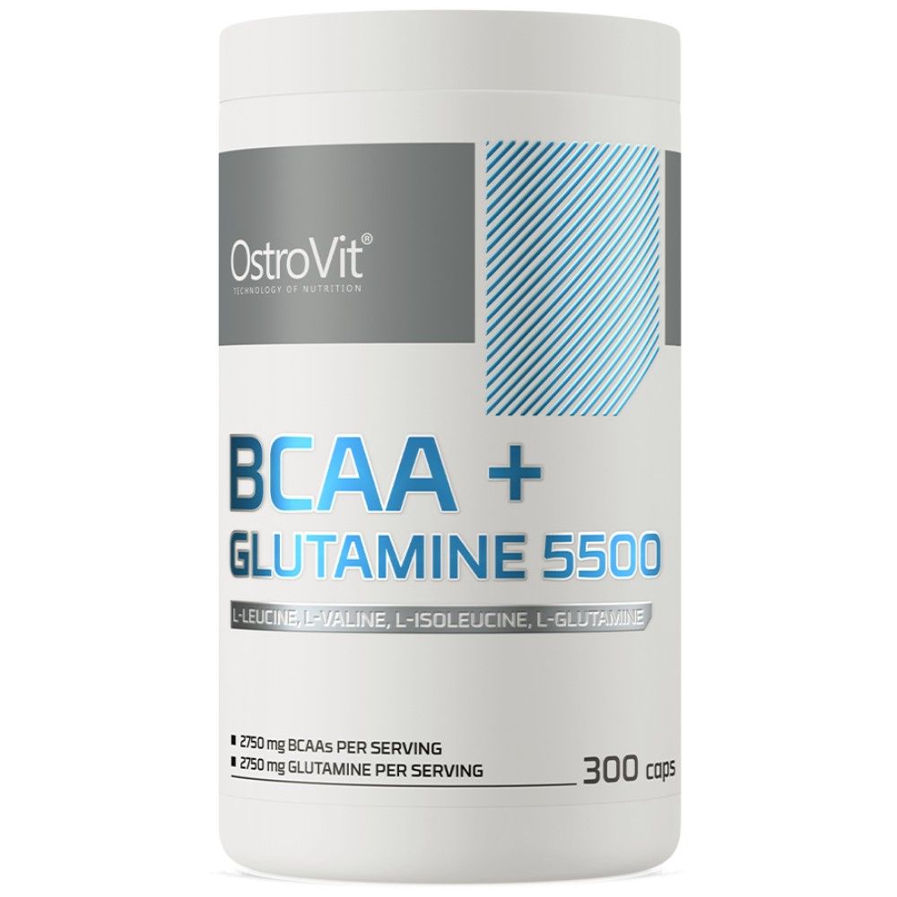 BCAA + Glutamin 5500 mg - 150 kapszula