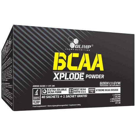 BCAA Xplode Powder Sachets 40 Sachets - Nutra Best Europe