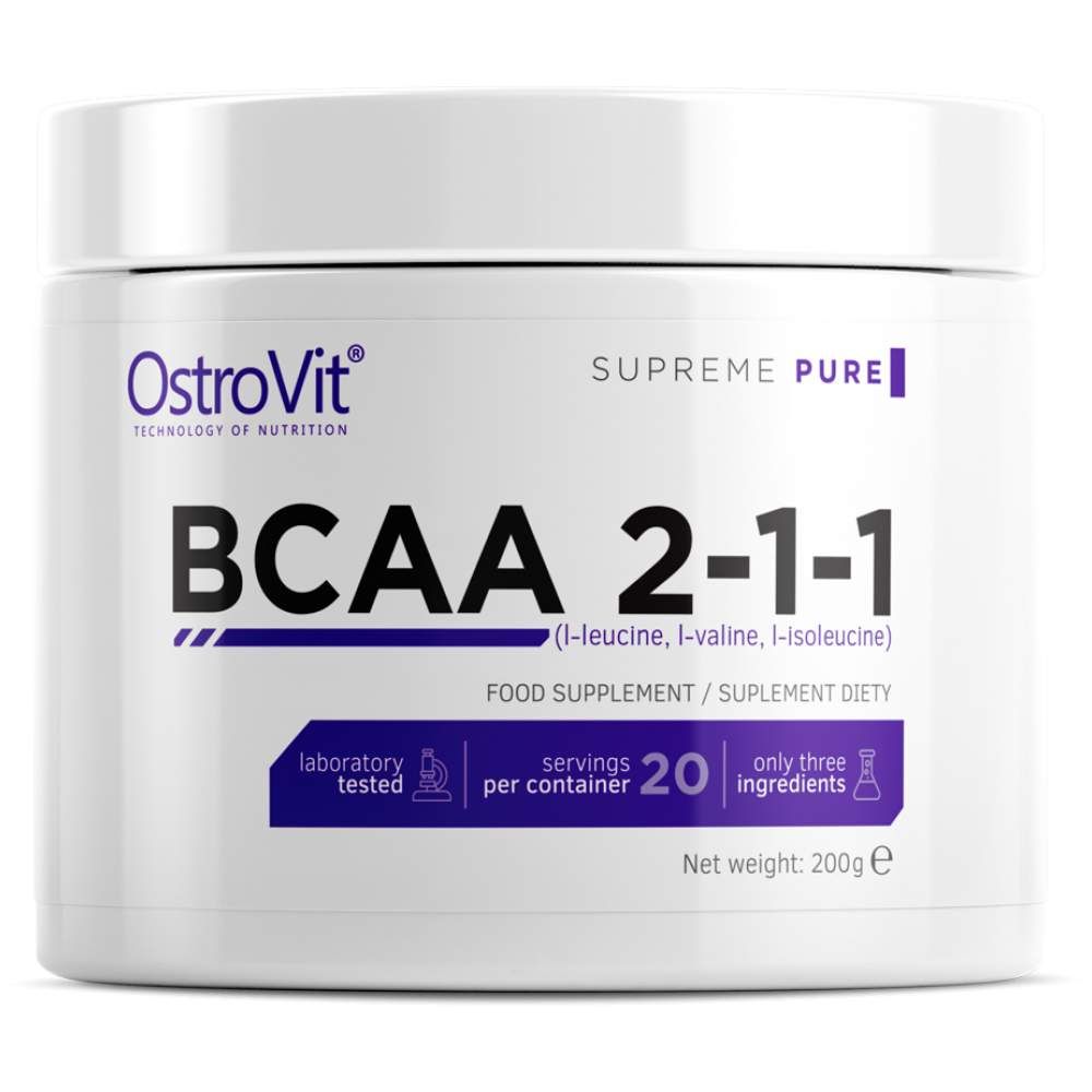 BCAA 2:1:1 Powder - 200 grams - Nutra Best Europe