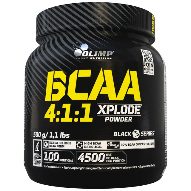 BCAA 4:1:1 Xplode Powder - 500 grams - Nutra Best Europe