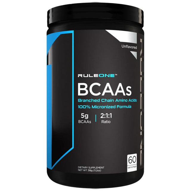BCAAs Unflavored | 100% Micronized 2:1:1 BCAA Formula - 318 grams - Nutra Best Europe