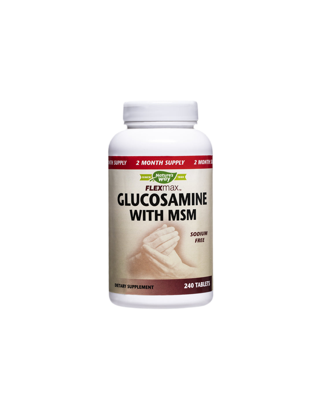 Flexmax™ Glucosamine Sulfate MSM 875 mg - 240 Tablets - Nutra Best Europe