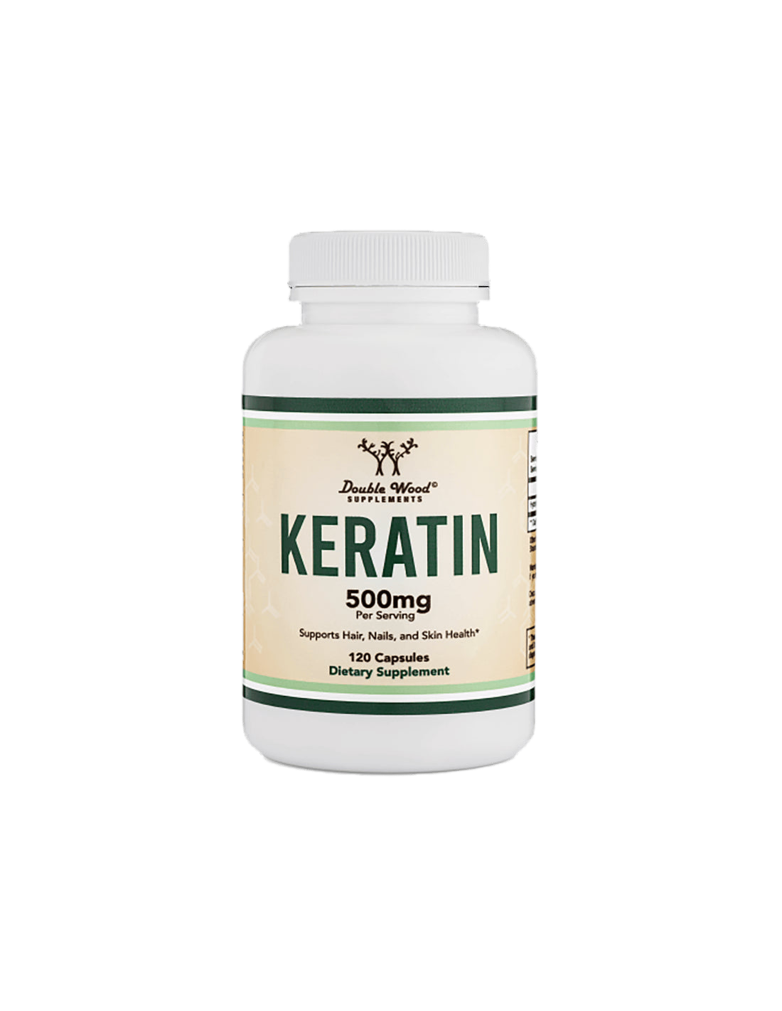 Keratin, 120 capsules Double Wood - Nutra Best Europe