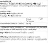 LEGJOBB fahéj kivonat CinSulinnal 250 mg - 120 kapszula