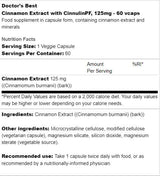 LEGJOBB fahéj kivonat CinnulinPF-vel 125 mg - 60 kapszula