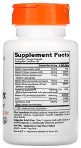 LEGJOBB Teljesen aktív B Complex | Quatrefolic®-al - 60 kapszula