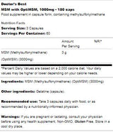 LEGJOBB MSM 1000 mg | OptiMSM-mel - 360 kapszula