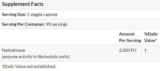 BEST Nattokinase 2000 FU - 270 kapszula