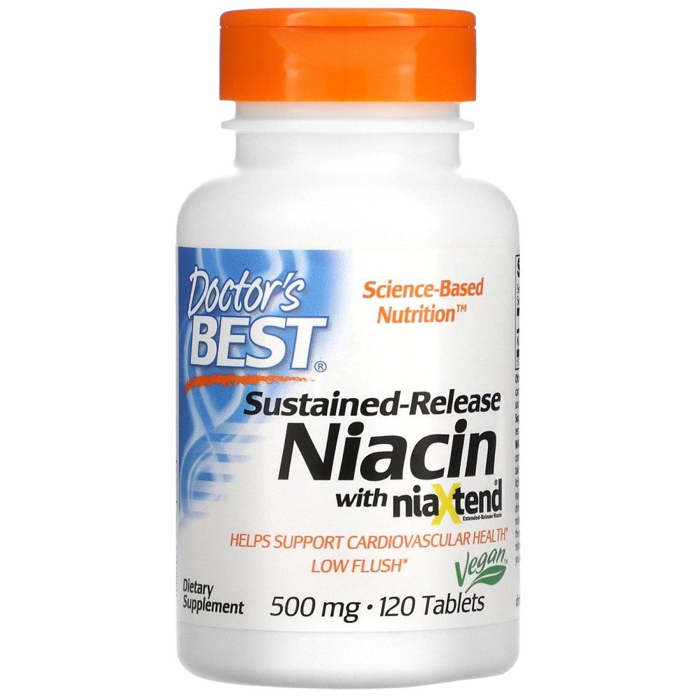 A LEGJOBB Niacin időzített felszabadulású Nia-val<tc>XTEND</tc> 500 mg - 120 tabletta