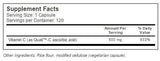 BEST C-vitamin + Quali™ C 500 mg - 120 kapszula