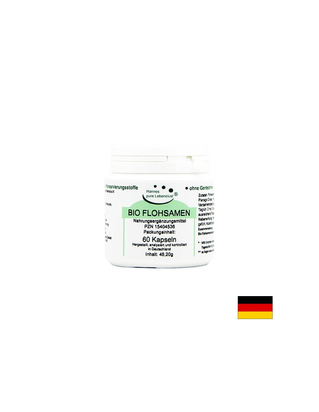 BIO Flohsamen/Bio psyllium (héj), 60 kapszula El Compra